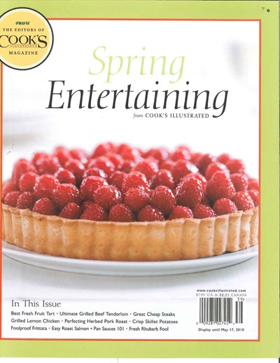 Cook's Illustrated Magazine Special Issue: Spring Entertaining (2010)
