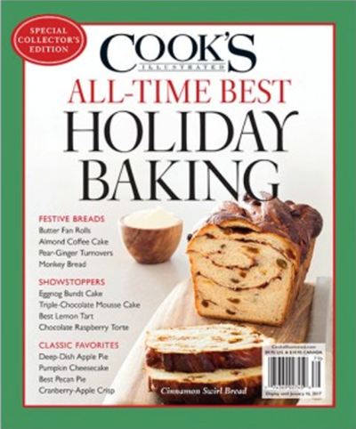 Cook’s Illustrated Magazine Special Issue: All-Time Best Holiday Baking (2016): Special Collector's Edition