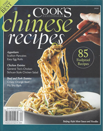 Cook’s Illustrated Magazine Special Issue: All-Time Best Chinese Recipes (2020): 85 Foolproof Recipes