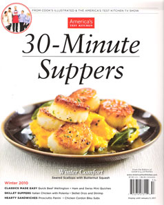 Cook's Illustrated Magazine Special Issue: 30-Minute Suppers (Winter 2010)