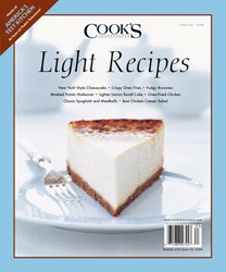Cook's Illustrated Magazine Special Issue: Light Recipes (Spring 2008)