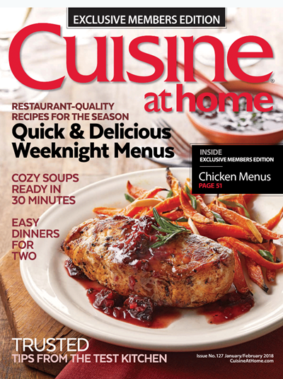 Cuisine at Home Magazine, Jan/Feb 2018 (#127)
