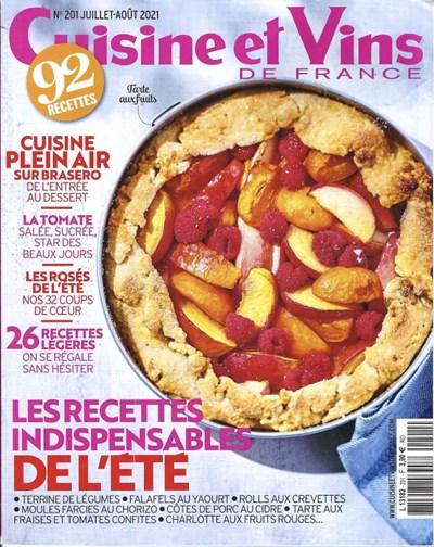 Cuisine et Vins de France, Juillet/Août 2021 (#201)
