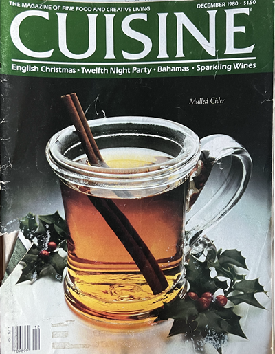 Cuisine Magazine, December 1980: The Magazine of Fine Food and Creative Living