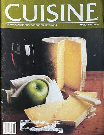 Cuisine Magazine, March 1981: The Magazine of Fine Food and Creative Living