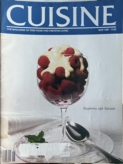 Cuisine Magazine, May 1981: The Magazine of Fine Food and Creative Living