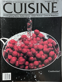 Cuisine Magazine, November 1980: The Magazine of Fine Food and Creative Living