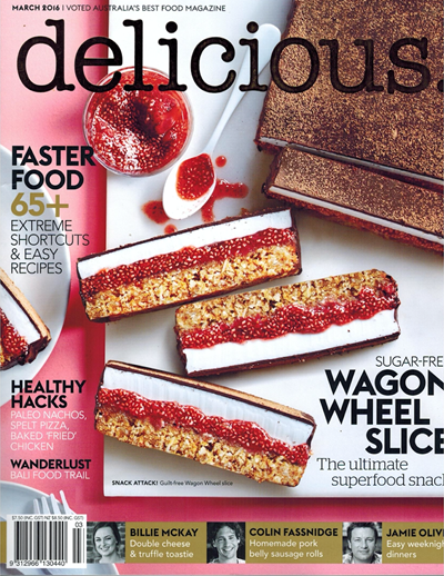 Delicious Magazine (Aus), March 2016: The Faster Food Issue