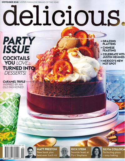 Delicious Magazine (Aus), November 2018 (#187): Party Issue