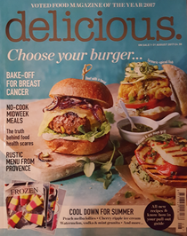 Delicious Magazine (UK),  August 2017
