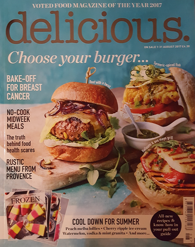 Delicious Magazine (UK), August 2017