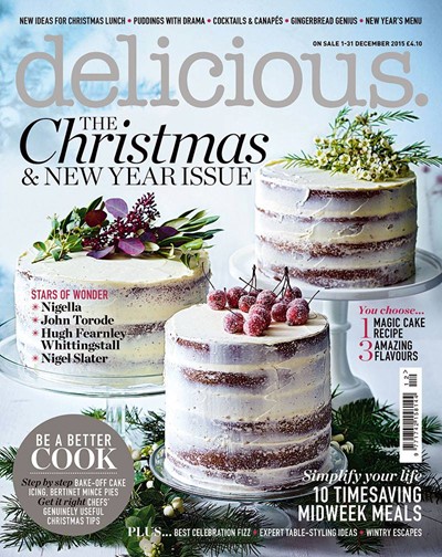 Delicious Magazine (UK), December 2015: The Christmas & New Year Issue