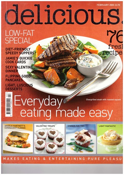 Delicious Magazine (UK), February 2005: Low-Fat Special