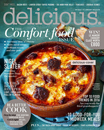 Delicious Magazine (UK), January 2016: The Comfort Food Issue