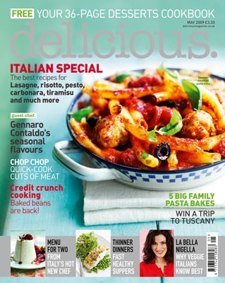 Delicious Magazine (UK), May 2009: Italian Special Issue