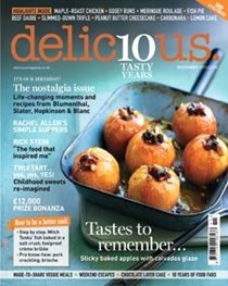 Delicious Magazine (UK), November 2013: The Nostalgia Issue/10th Anniversary Issue