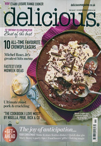 Delicious Magazine (UK), November 2018: 15th Birthday Celebration Issue