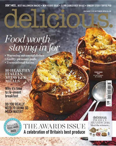 Delicious Magazine (UK), October 2016: The Awards Issue