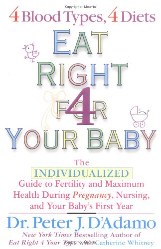 Eat Right For Your Baby: The Individualized Guide To Fertility And Maximum Health During Pregnancy, Nursing, And Your Baby's First Year