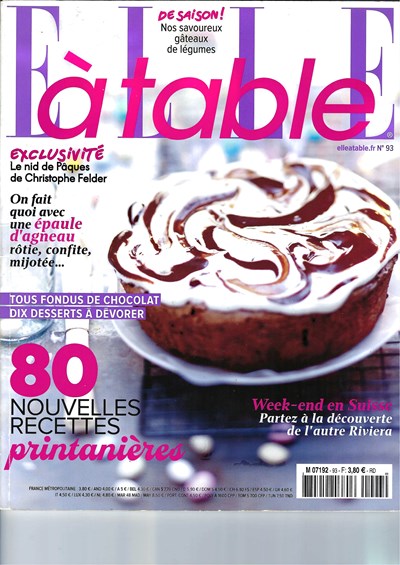 Elle à Table, Mars/Avril 2014 (#93)