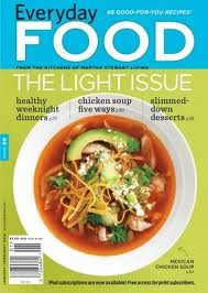 Everyday Food Magazine, Jan/Feb 2012: The Light Issue