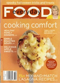 Everyday Food Magazine, October 2010