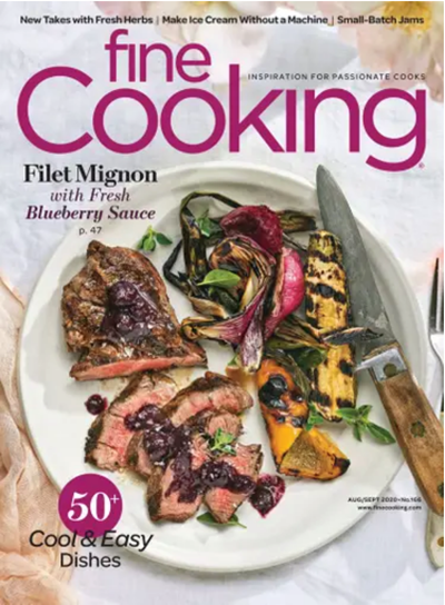 Fine Cooking Magazine, Aug/Sep 2020