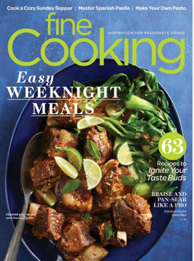 Fine Cooking Magazine, Feb/Mar 2021