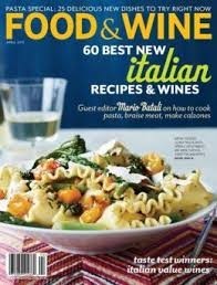 Food & Wine Magazine, April 2013