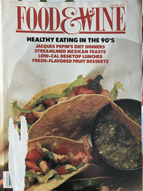 Food & Wine Magazine, April 1990: Healthy Eating in the 90's