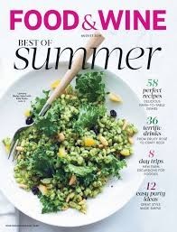 Food & Wine Magazine, August 2014