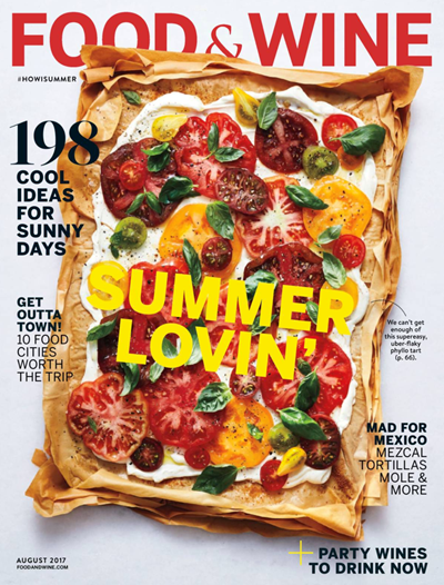 Food & Wine Magazine, August 2017