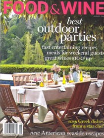 Food & Wine Magazine, August 2010