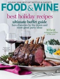 Food & Wine Magazine, December 2013