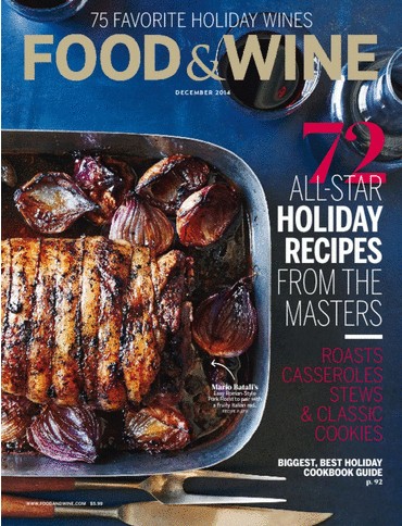 Food & Wine Magazine, December 2014