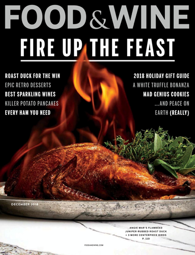 Food & Wine Magazine, December 2018