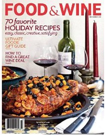 Food & Wine Magazine, December 2011