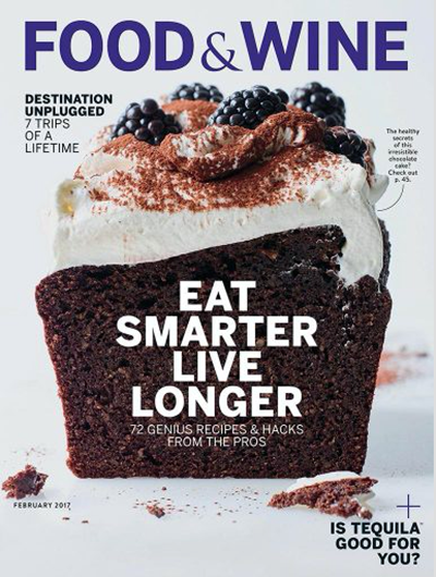 Food & Wine Magazine, February 2017