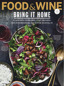 Food & Wine Magazine, February 2019: The Home Issue