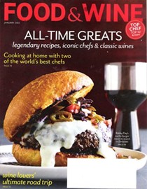 Food & Wine Magazine, January 2012