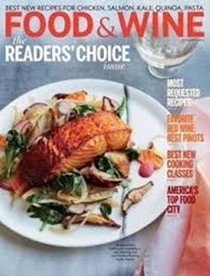 Food & Wine Magazine, January 2014: The Readers'  Choice Issue