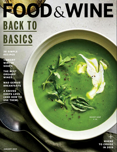 Food & Wine Magazine, January 2019