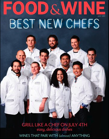 Food & Wine Magazine, July 2011: The Chef Issue