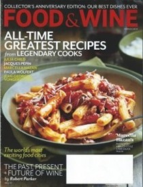 Food & Wine Magazine, March 2013: Collectors 35th Anniversary Issue