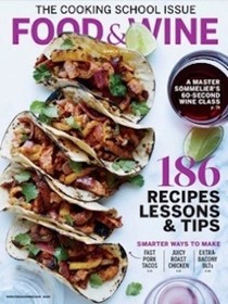 Food & Wine Magazine, March 2015: The Cooking School Issue