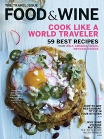 Food & Wine Magazine, May 2015: The Travel Issue