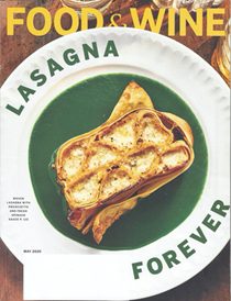Food & Wine Magazine, May 2020: Spring Travel Issue