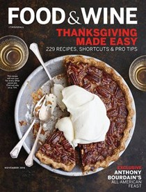 Food & Wine Magazine, November 2016
