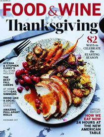 Food & Wine Magazine, November 2017: The Thanksgiving Issue