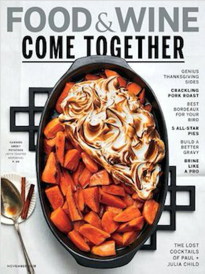 Food & Wine Magazine, November 2018